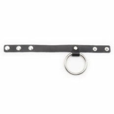Ohmama Metal Cock Ring With Ball Divider 1